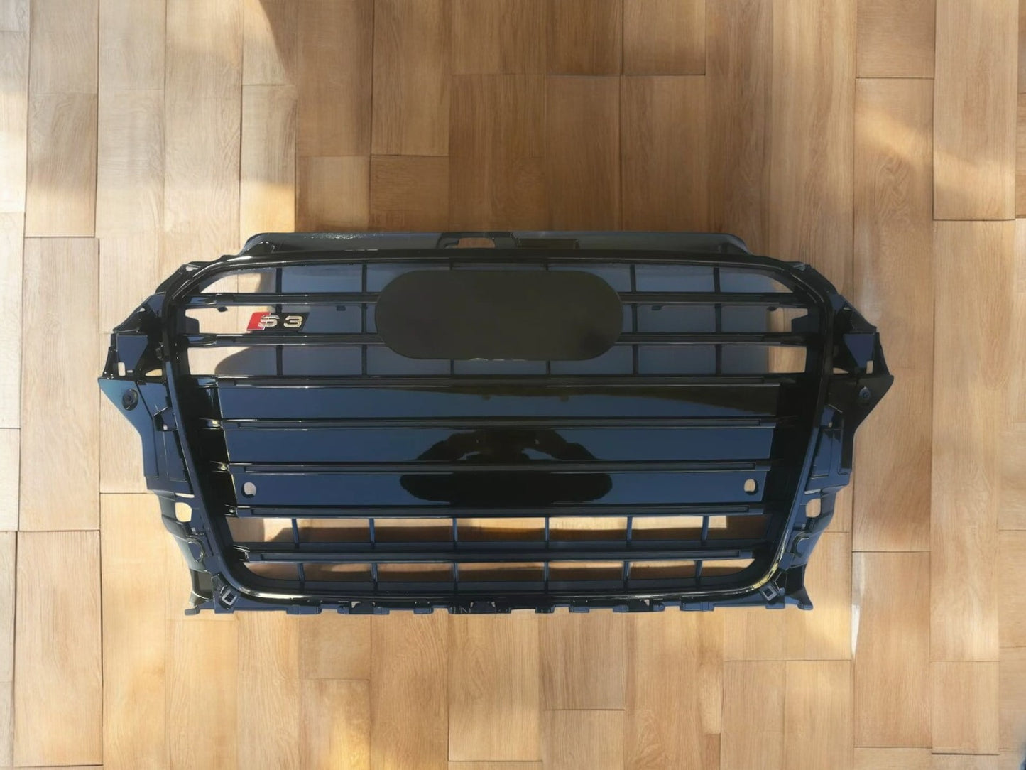 ⭐GRIGLIA ANTERIORE ADATTO PER AUDI A3 S3 8V 2012-2015 BLACK ⭐