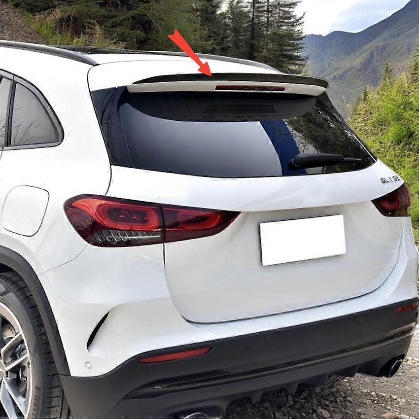 😎Spoiler sul tetto compatibile con Mercedes GLA H247 nero lucido😎