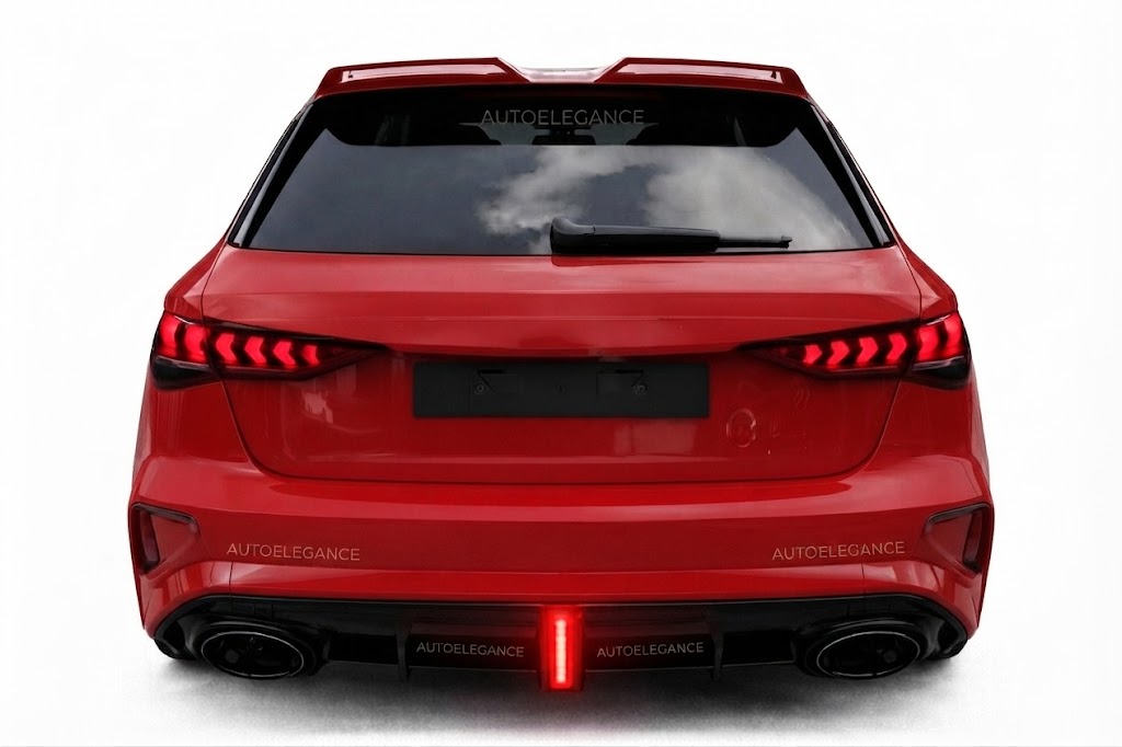 💫Paraurti Posteriore + Diffusore - Audi A3 Sportback 2025+ Look RS3 Led💫