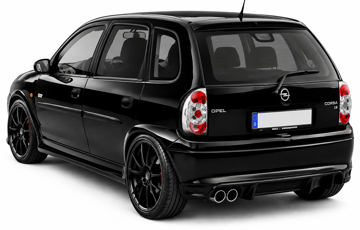 👉Fanali posteriori cromati adatto per OPEL CORSA B 02.93-10.00 5D👈