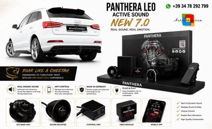 💫ART.2672 PANTHERA Soundsystem Booster 7.0 - Audi Q3 S-line 8U 2011-2014💫