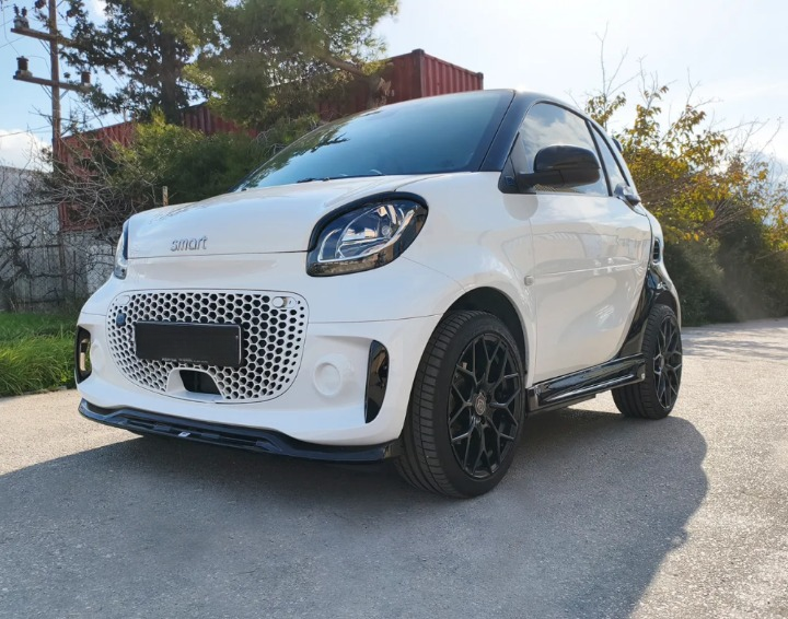 💕ART.9614 Splitter Anteriore Smart 453 EQ Fortwo NERO LUCIDO💕
