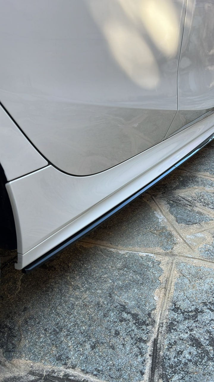 SOTTO MINIGONNE ADATTE PER BMW SERIE 1 F40 M SPORT ABS LOOK NERO LUCIDO