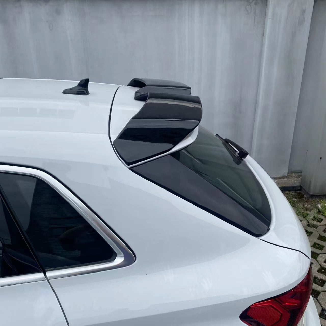 SPOILER ADATTO PER AUDI A3 8Y 2020+ LOOK NERO LUCIDO DESIGN SPORTIVO