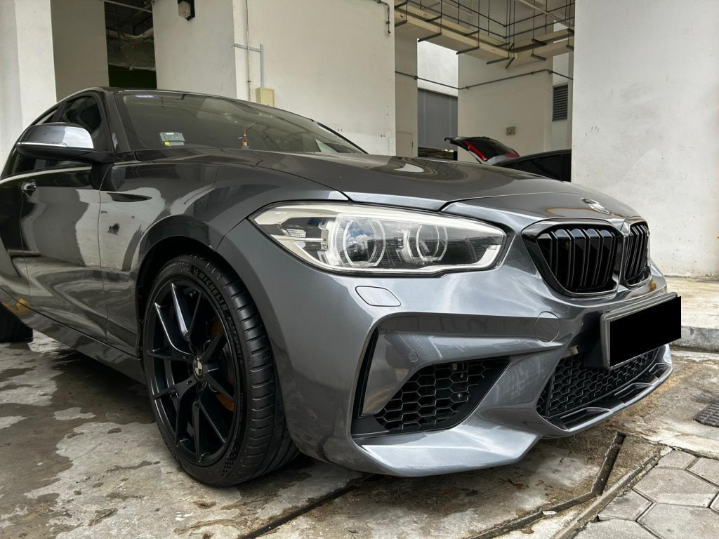 PARAURTI ANTERIORE ADATTO PER BMW SERIE 1 F20 F21 LCI 2015-2019 LOOK M2