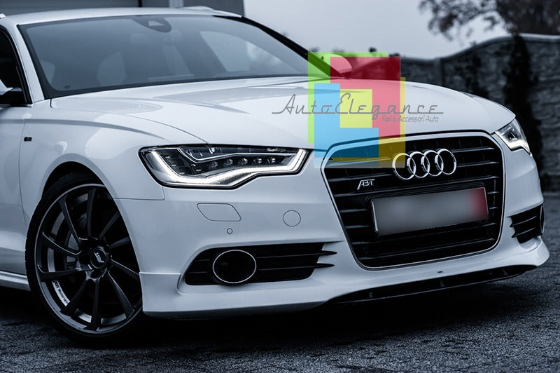 SOTTO PARAURTI ANTERIORE ADATTO PER AUDI A6 4G C7 2011-2014 LOOK TUNING GREZZO