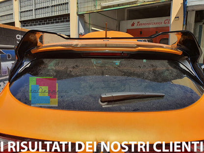 💎SPOILER TETTO ADATTO PER RENAULT MEGANE 4 IV STANDARD LOOK RS NERO LUCIDO💎