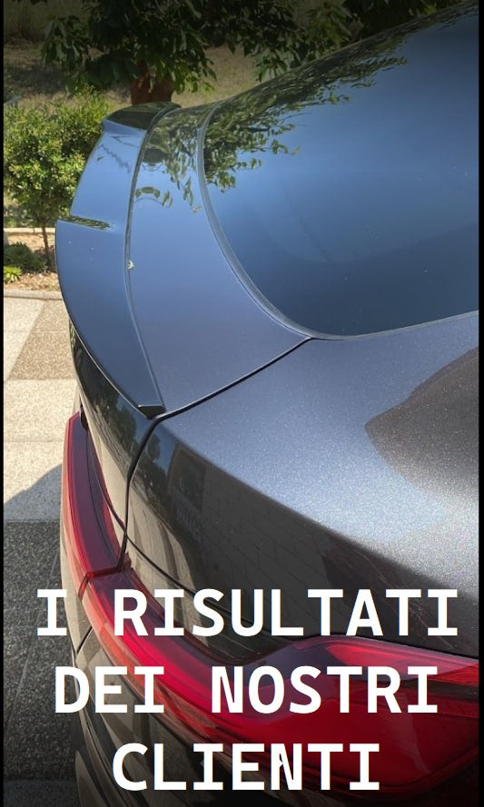 SPOILER BAGAGLIAIO ADATTO PER BMW X4 G02 2019+ LOOK M COMPETITION NERO LUCIDO