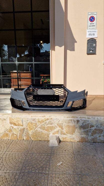 FRONT BUMPER SUITABLE FOR AUDI A3 8V 2017-2020 HATCHBACK LOOK RS3