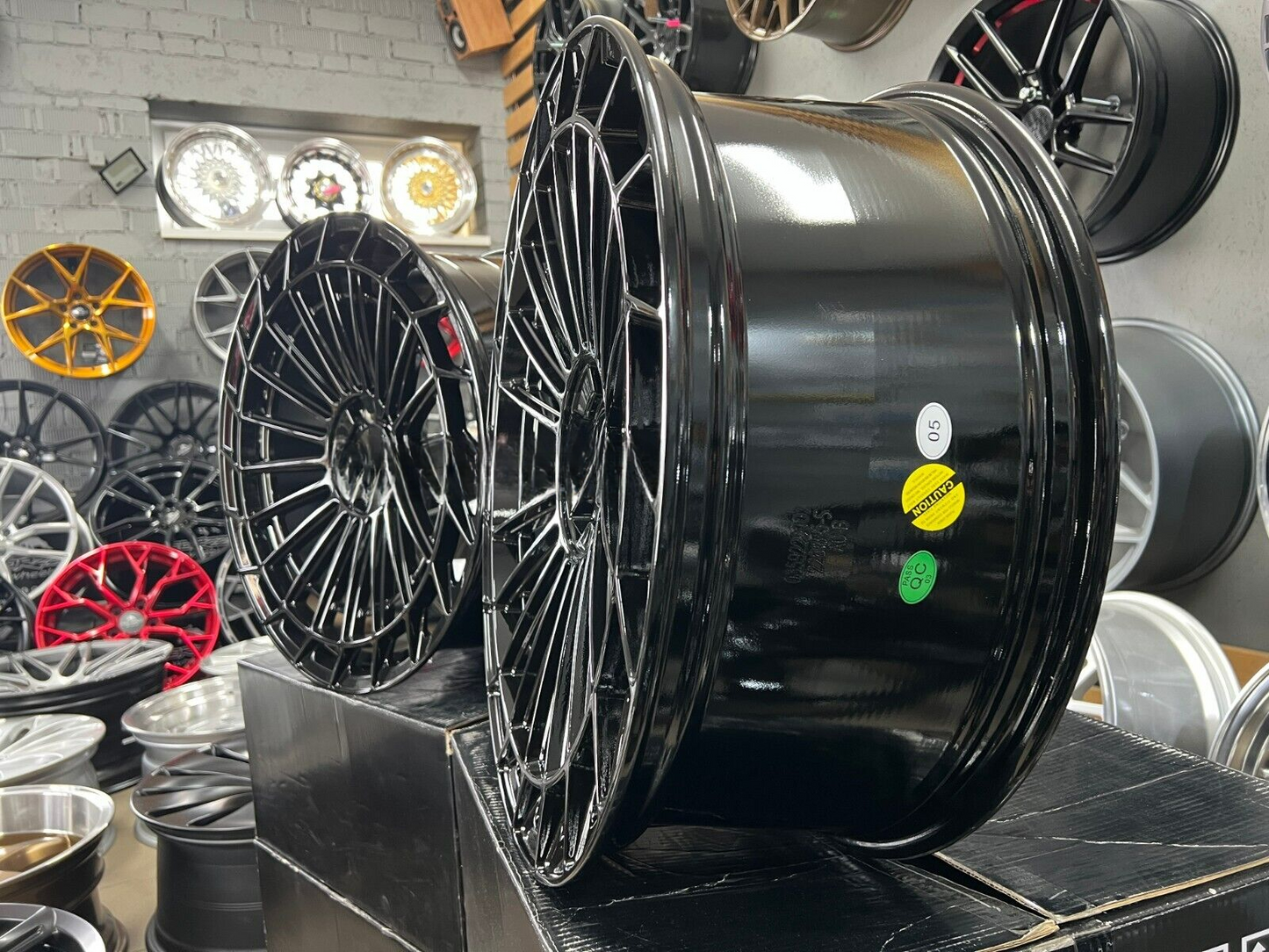 ADATTO per Mercedes Benz E Classe C 19 inch 5X112 8J + 9J AMG Maybach style Ruot