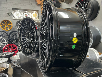 ADATTO per Mercedes Benz E Classe C 19 inch 5X112 8J + 9J AMG Maybach style Ruot