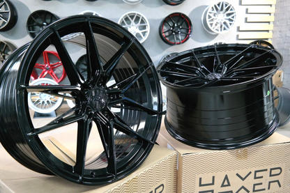 ADATTO per BMW 5 7 G Serie Audi Mercedes CERCHI IN LEGA 22 inch 5x112 HAXER HX036