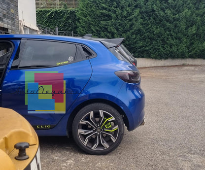 SPOILER TETTO ADATTO PER RENAULT CLIO 5 V 2019+ LOOK NERO LUCIDO DESIGN SPORTIVO