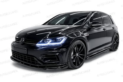 💕ART.10255 SOTTO  MINIGONNE Volkswagen Golf Mk7 Facelift R-Line NERO LUCIDO💕