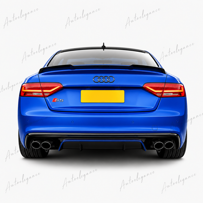 🔥ART.9891 SPOILER PER AUDI A5 S5 RS5 B8 8T8 SPORTBACK NERO LUCIDO 09-16🔥