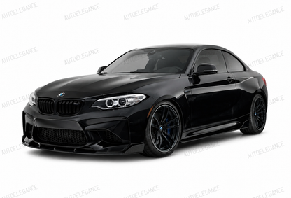 💕ART.10273 SOTTO MINIGONNE M Performance BMW 2 F87 Coupe 15-21 NERO LUCIDO💕