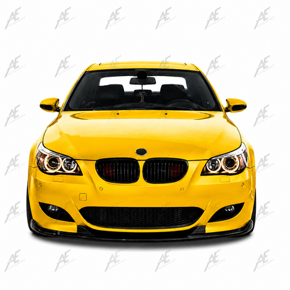 💕ART.9940 SPLITTER BMW E60 2003+ SOLO PER PARAURTI M5STYLE  NERO LUCIDO 💕