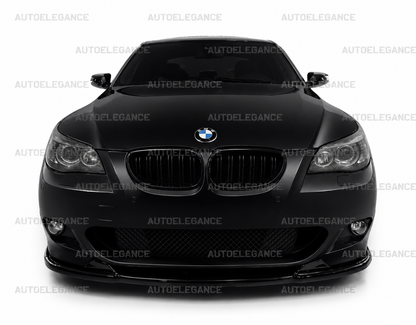 0058🔥SPLITTER ANTERIORE ADATTO PER BMW SERIE 5 E60 E61 M TECH ABS NERO LAMA🔥