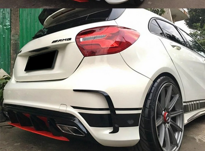 💕ART.8391 Diffusori+Terminali  Mercedes W176 AMG  2013 -2018 nero lucido 💕