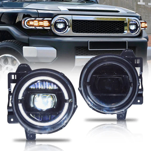 Fari anteriori / Luci laterali DRL sequenziali per Toyota FJ Cruiser 2007-2023