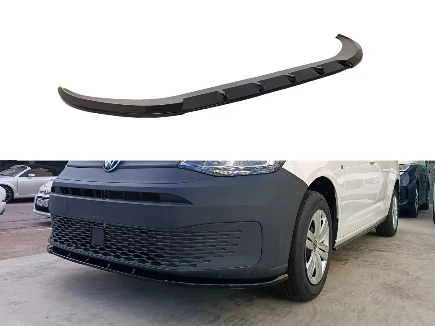 Splitter anteriore adatto per Volkswagen Caddy Mk5 (2021-)