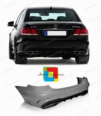 💕PARAURTI POSTERIORE MERCEDES CLASSE E W212 14-16 LOOK AMG💕