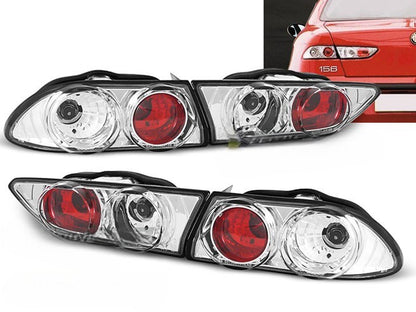 ⭐FARI POSTERIORE CHROMATO ADATTO PER ALFA ROMEO 156 03-06⭐