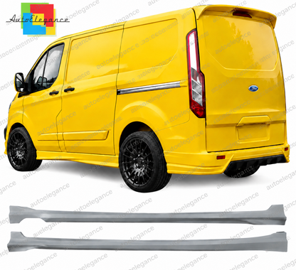 💕GONNE LATERALI FORD TRANSIT CUSTOM 13-23 RS LWB PER PASSO CORTO LUNGHEZZA 213 CM💕