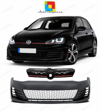 💕PARAURTI ANTERIORE  VW GOLF 7 12-17 LOOK GTI💕