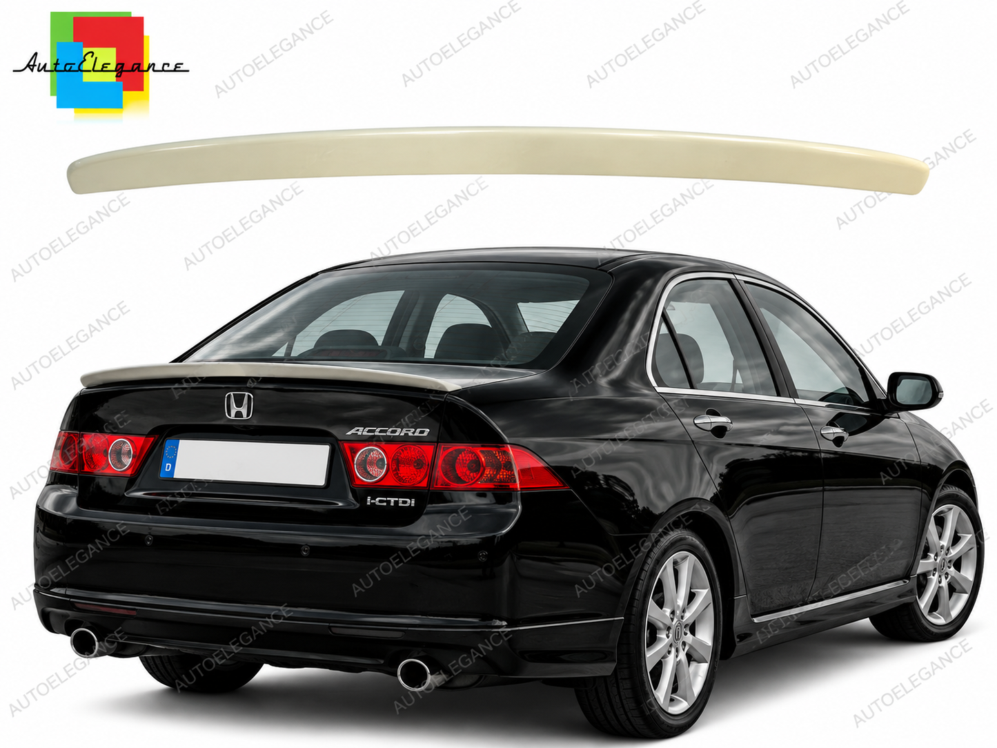 👉Spoiler Labbro Posteriore Adatto per Honda Accord MK7 2002-2007 PU Grezzo👈
