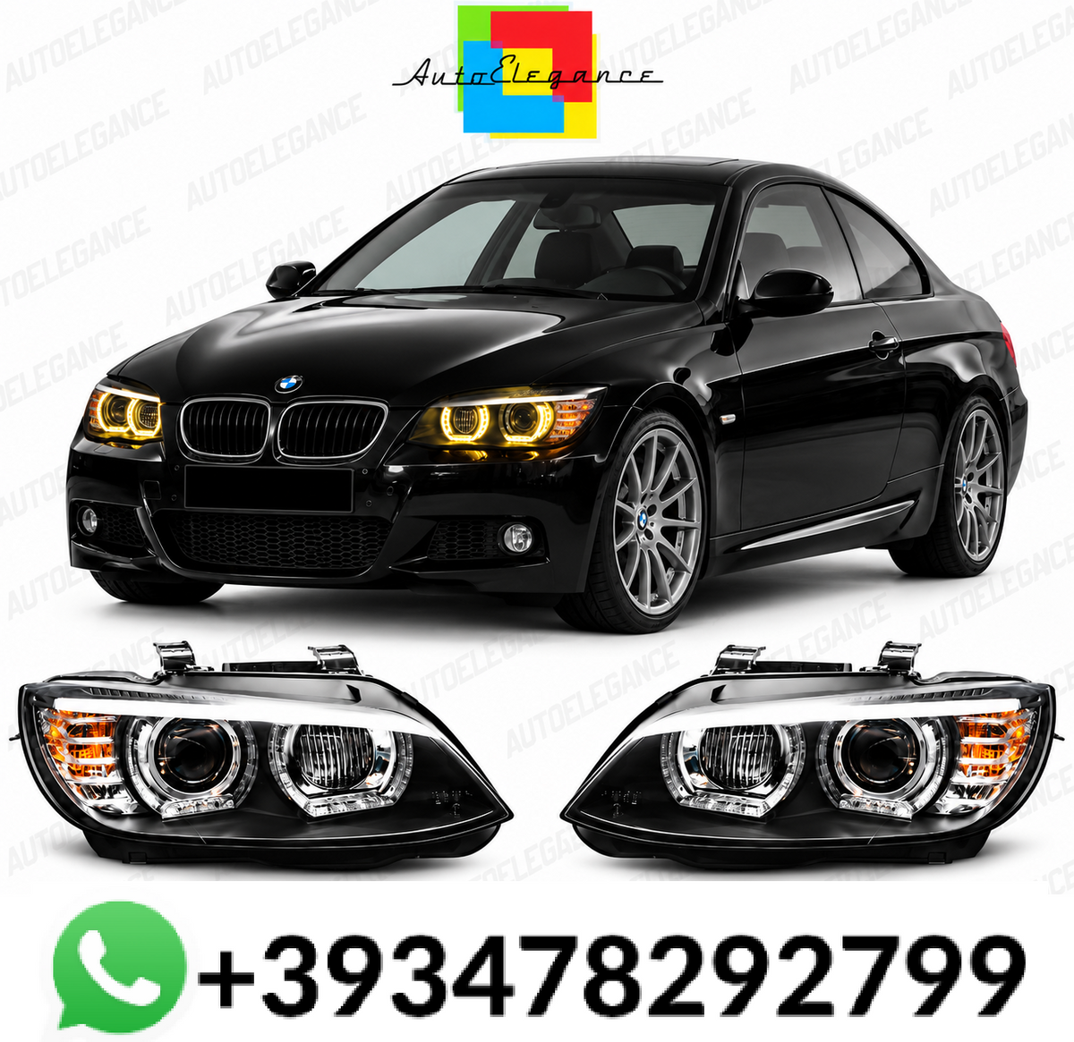 ART.10916 FARI ANTERIORI ADATTO PER BMW 3 E92 E93