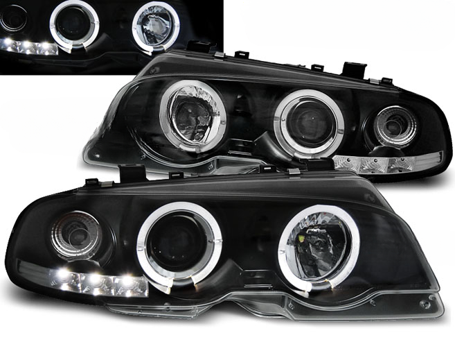 FARI ANGEL EYES NERO adatti compatibili per BMW E46 04.99-03.03 COUPE
