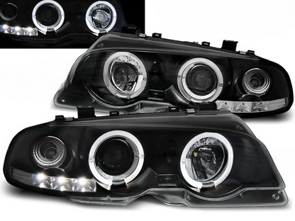 FARI ANGEL EYES NERO adatti compatibili per BMW E46 04.99-03.03 COUPE