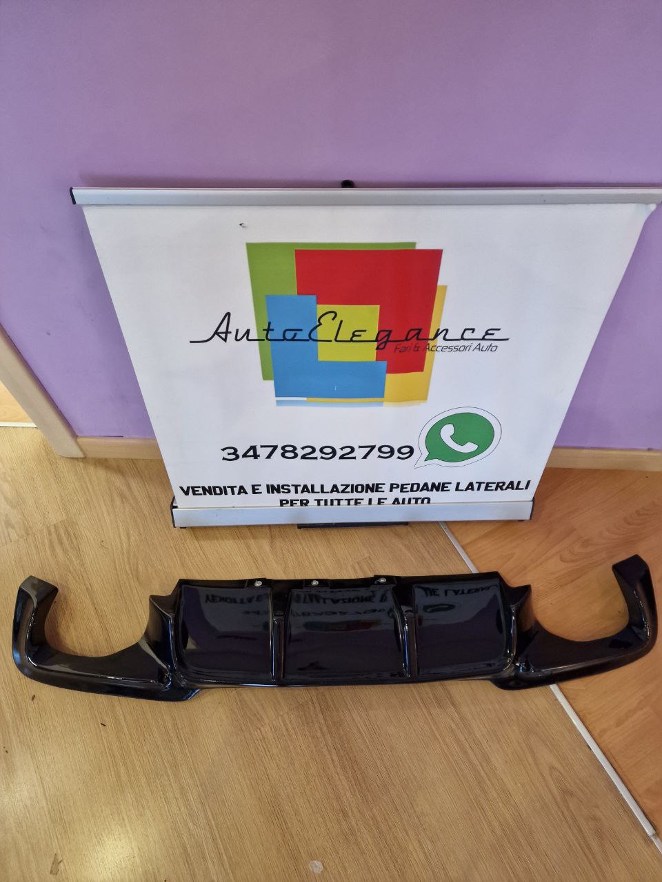 REAR DIFFUSER BMW 5 SERIES F10 F11 2010+ DOUBLE EXIT ABS M SPORT 1+1