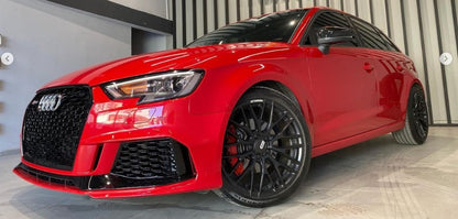 FRONT BUMPER SUITABLE FOR AUDI A3 8V 2017-2020 HATCHBACK LOOK RS3