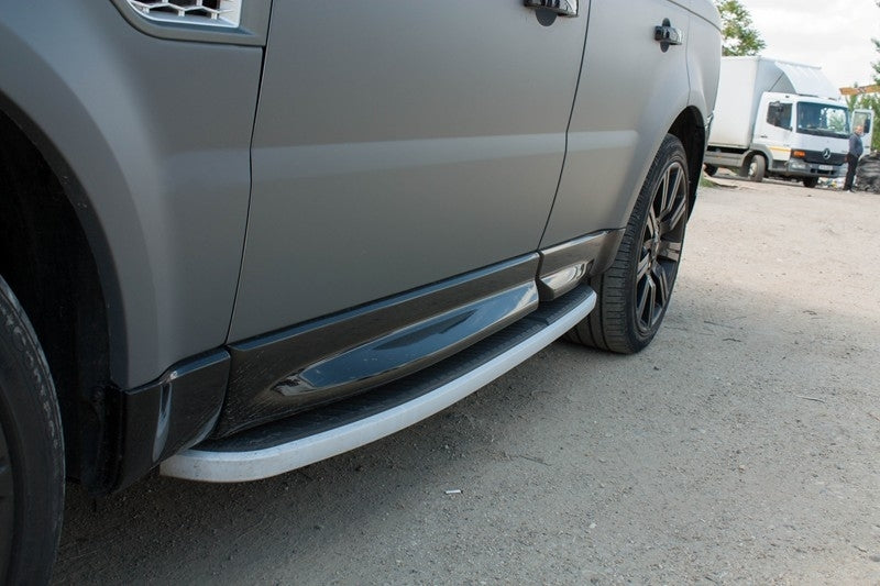 PEDANE ADATTE PER RANGE ROVER SPORT L320 2005-2012 OEM ALLUMINIO LOOK SPORTIVO