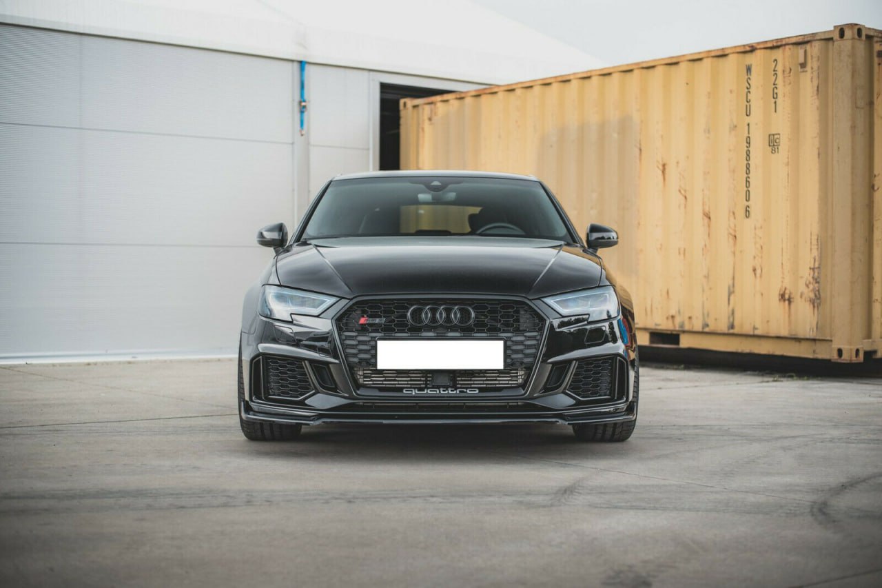 GRILLE SUITABLE FOR AUDI A3 8V 2017-2020 RS3 LOOK GLOSSY BLACK