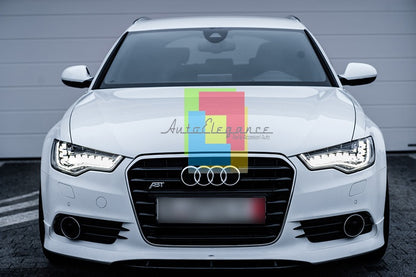 SOTTO PARAURTI ANTERIORE ADATTO PER AUDI A6 4G C7 2011-2014 LOOK TUNING GREZZO