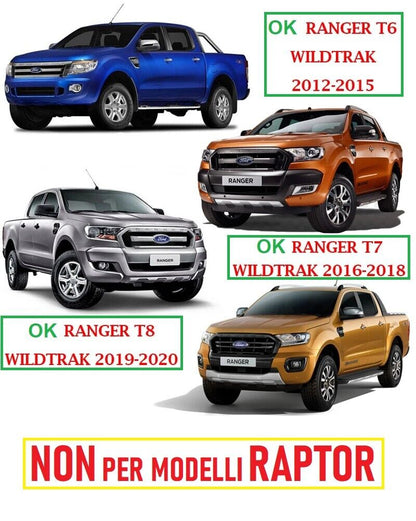FENDER EXTENSIONS SUITABLE FOR FORD RANGER T6 T7 T8 2012-2020