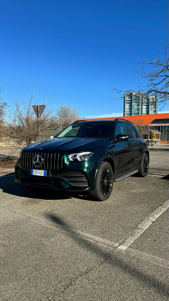 GRIGLIA ADATTA PER MERCEDES GLE W167 2019+ LOOK AMG PROFILI CROMATI GT