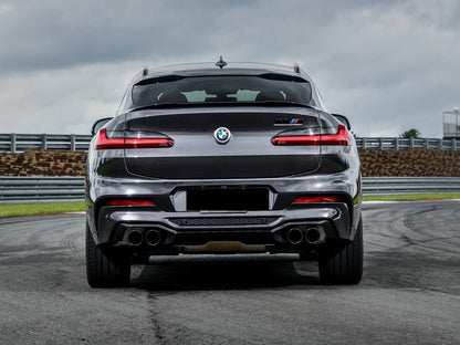 SPOILER BAGAGLIAIO ADATTO PER BMW X4 G02 2019+ LOOK M COMPETITION NERO LUCIDO