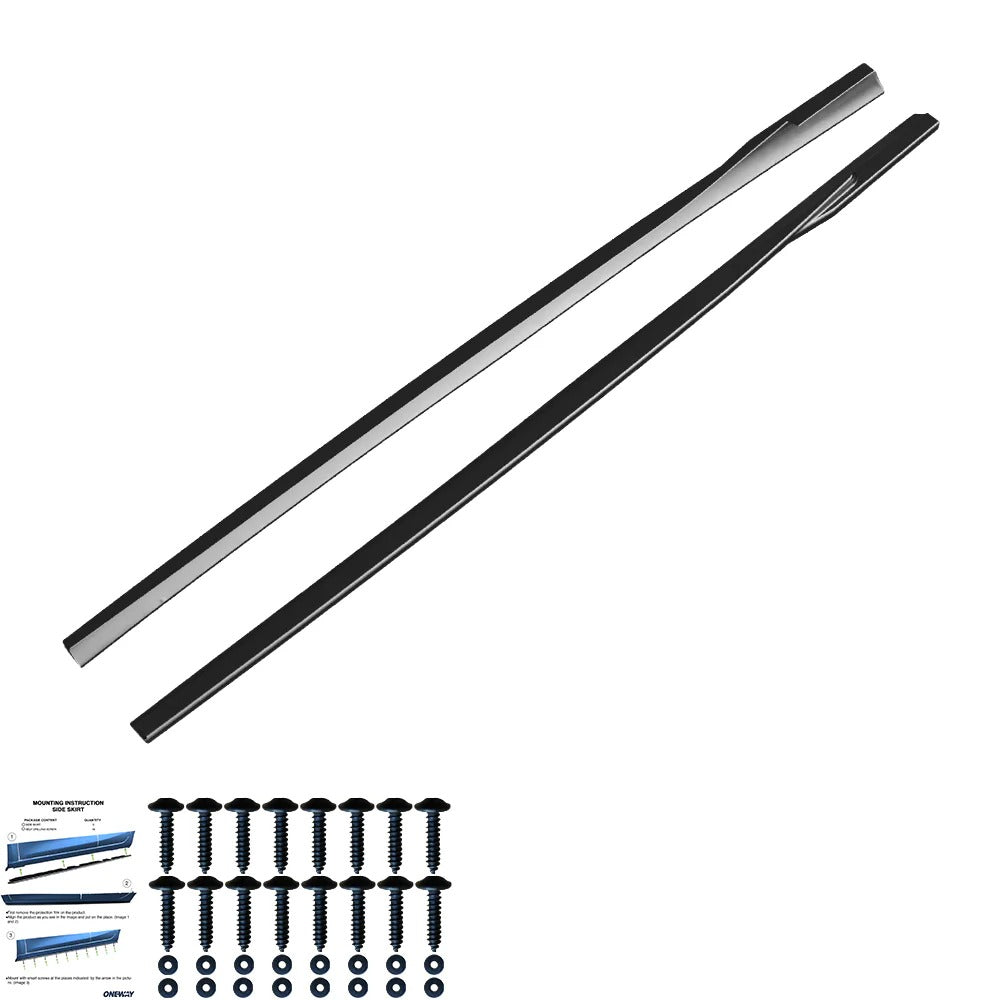 Minigonne laterali adatti per AUDI S3 Sportback 8V Facelift 2016-2019 (2 Pcs)