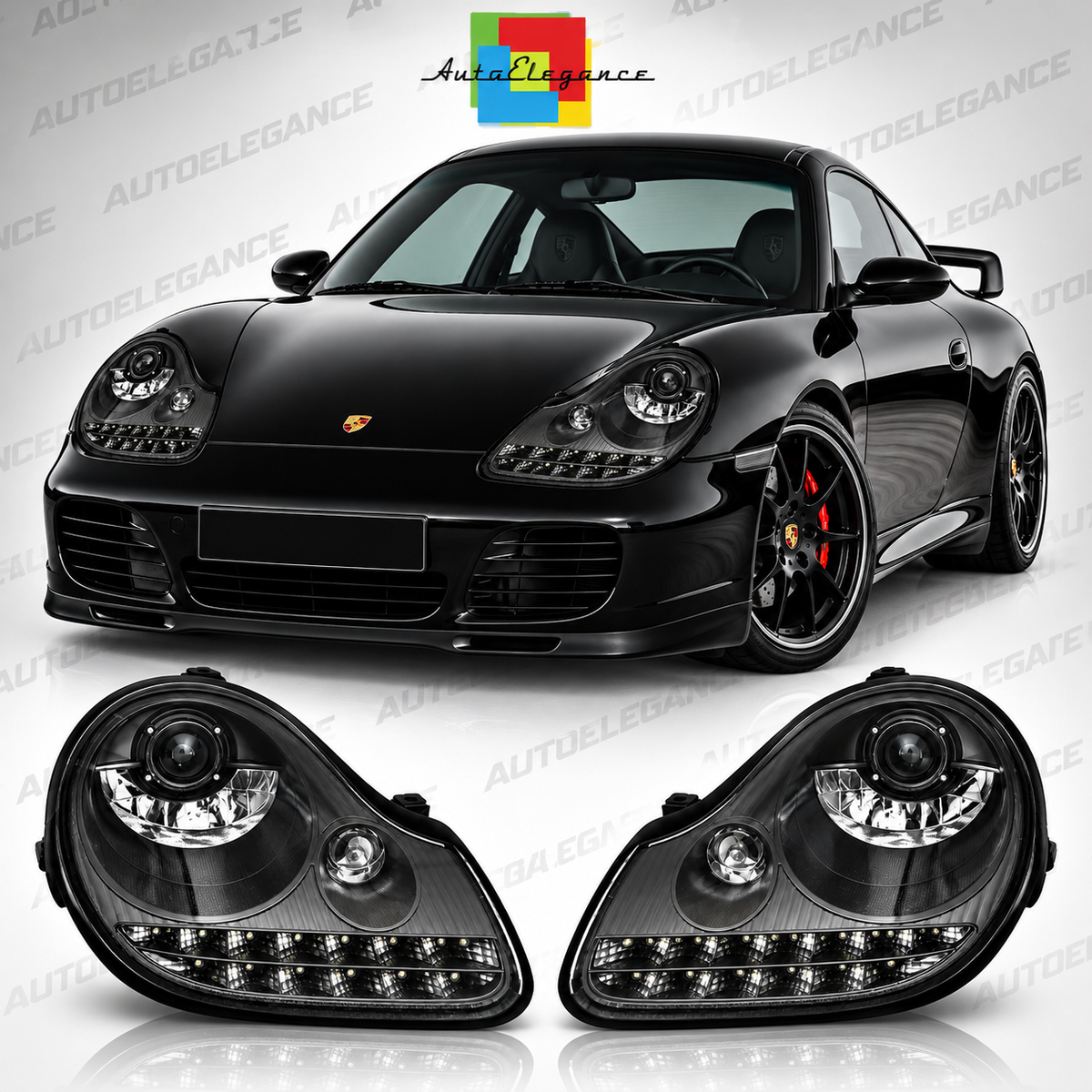 ART.10727 FARI  ANTERIORI ADATTO  PER PORSCHE BOXSTER 96-04/911 996