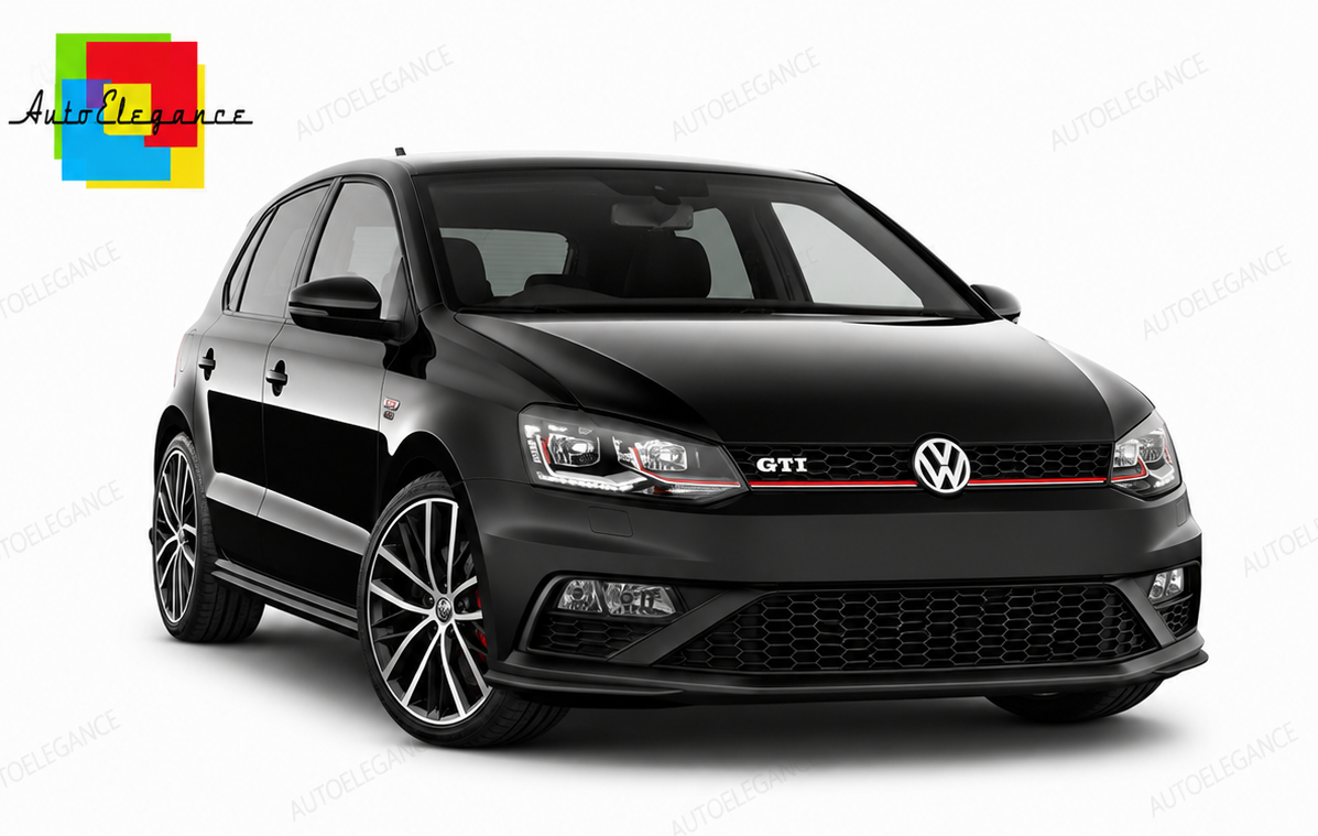 💕PARAURTI ANTERIORE VOLKSWAGEN VW POLO 6R 6C 09-17 LOOK GTI💕