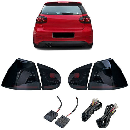 Fanali Posteriori LED Black Smoke VW Golf 5 Berlina 2003-2008