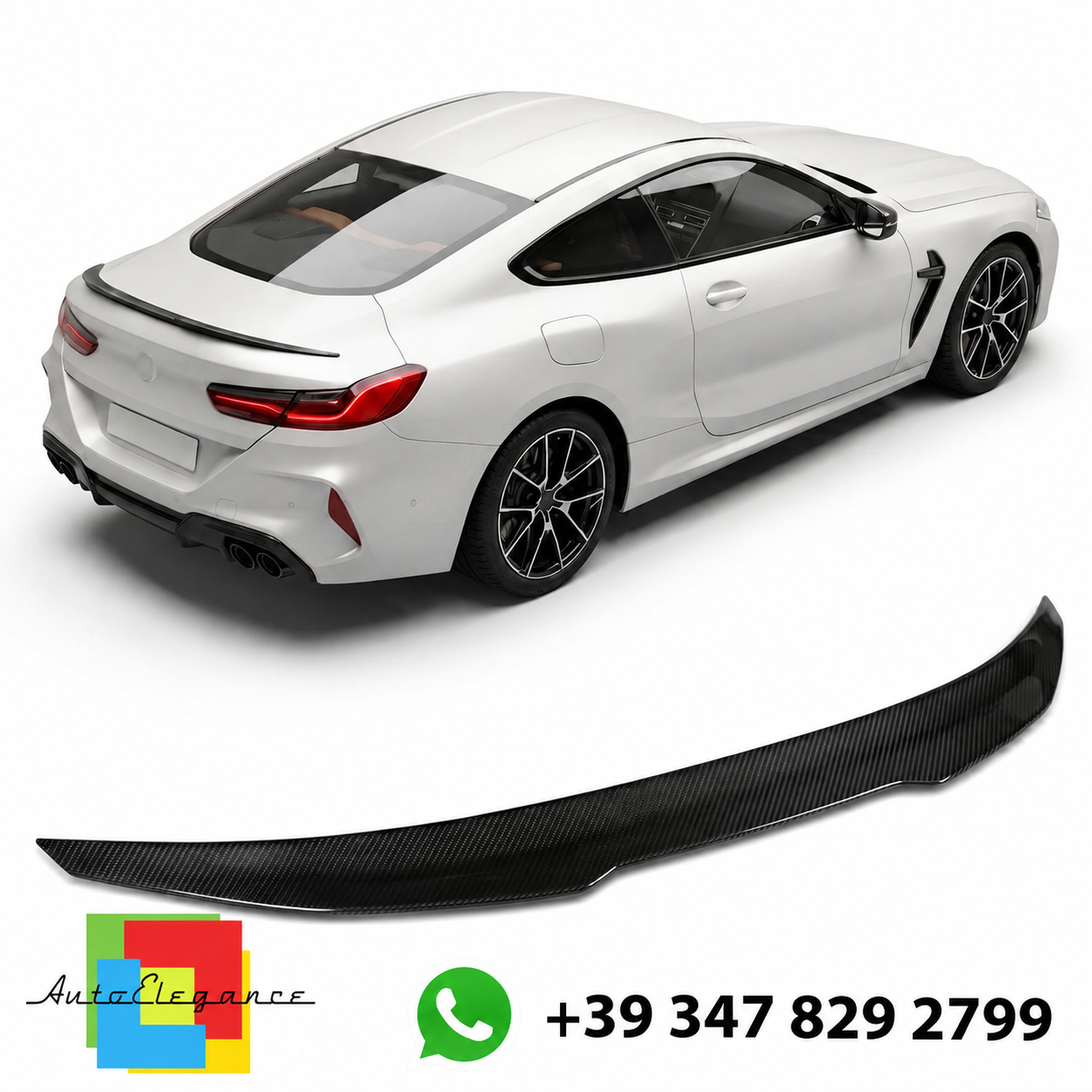 👉Spoiler posteriore in fibra di carbonio adatto per BMW Serie 8 G15 F92 2018+👈