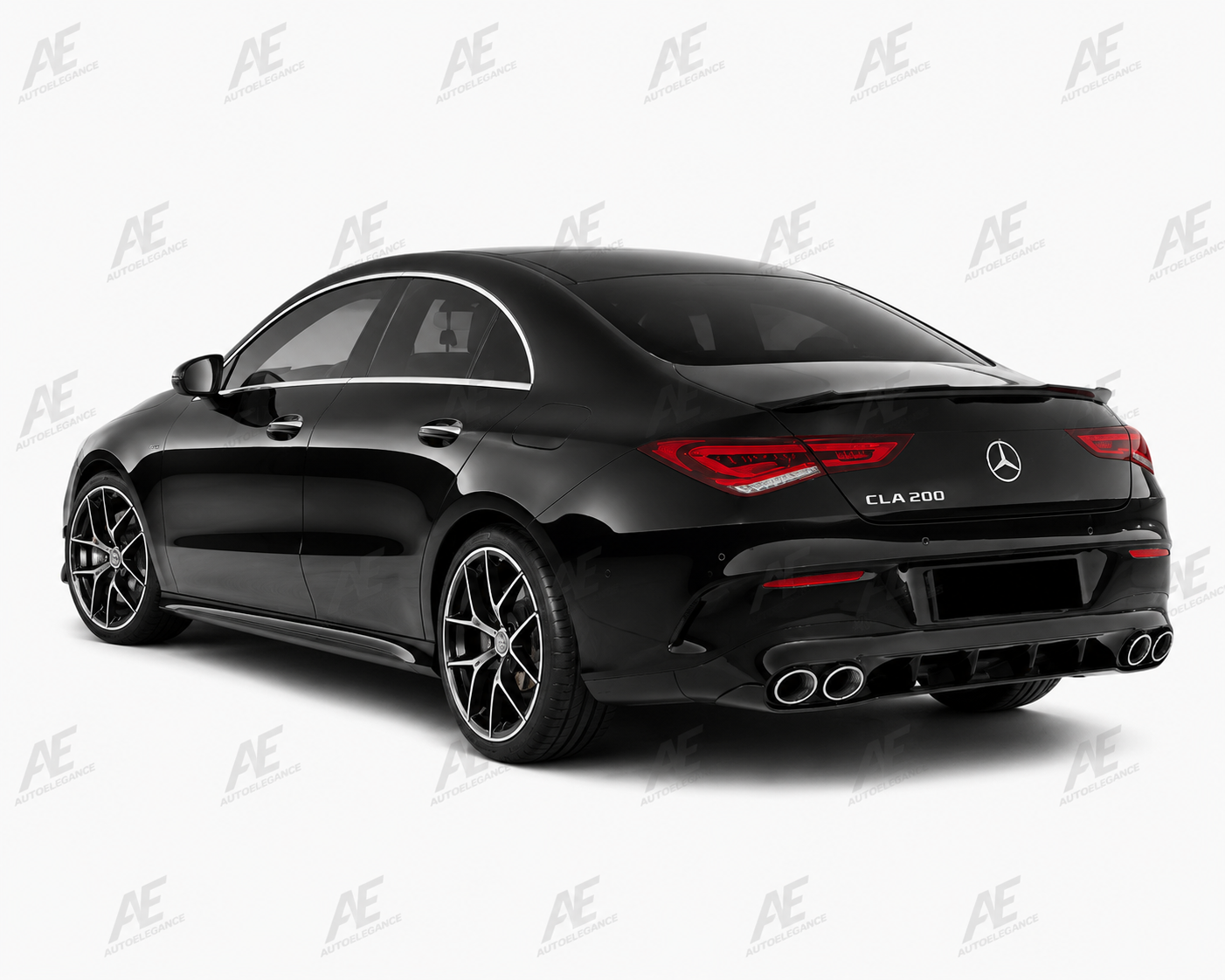 💕DIFFUSORI MERCEDES CLA W118 C118 AMG NERO LUCIDO💕