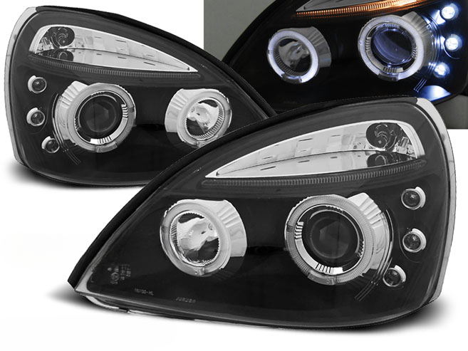 FARI ANGEL EYES NERO ADATTI PER RENAULT CLIO II 06.01-09.05