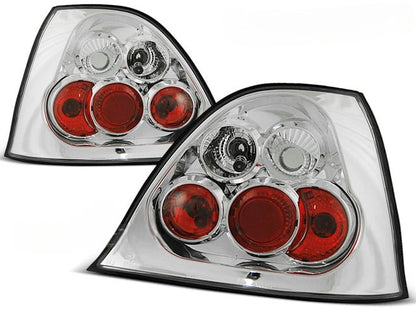 ⭐FARI POSTERIORI A LED CROMATO ADATTO PER ROVER 200/25 11.95-05⭐