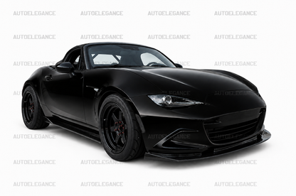 💫ART.10137 Splitter Flaps Anteriori Nero Lucido per Mazda MX-5 ND 2015+💫